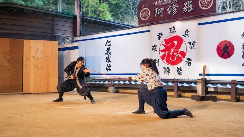 忍術実演ショー