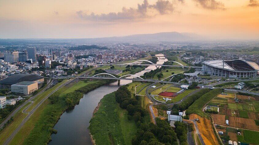 豊田市の風景