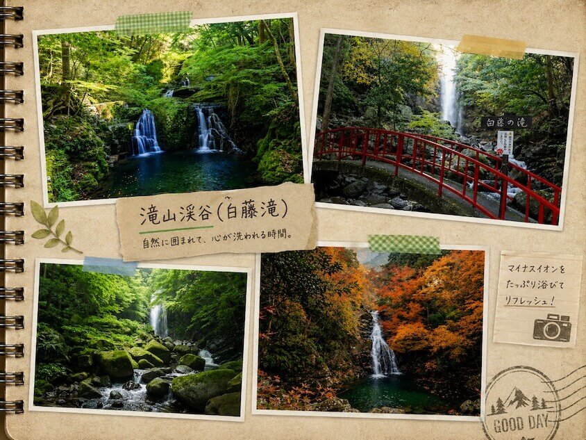 滝山渓谷（白藤滝）の思い出アルバム