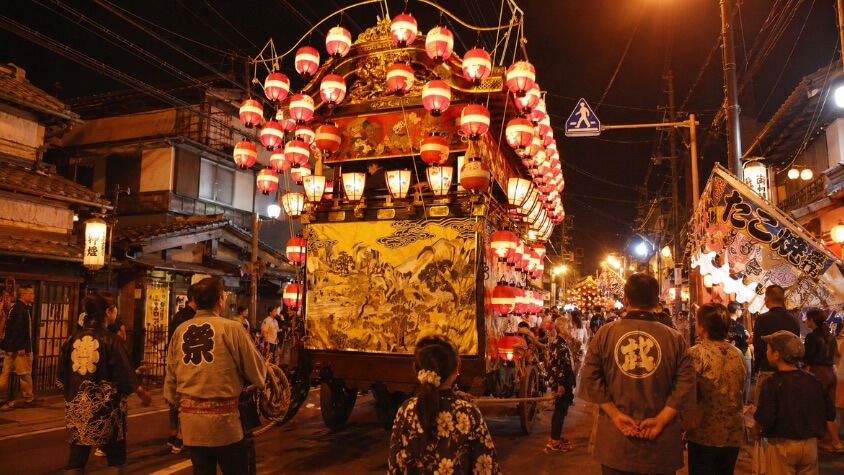 上野天神祭の宵山
